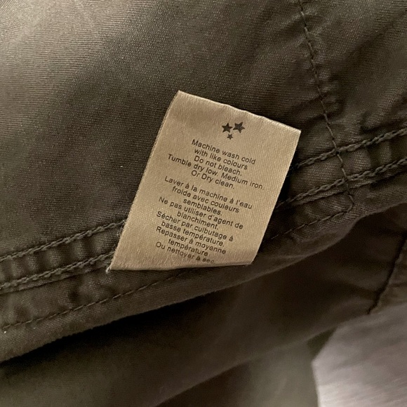 Aritzia Talula Trooper Jacket in Dark Olive Green - Picture 4 of 5